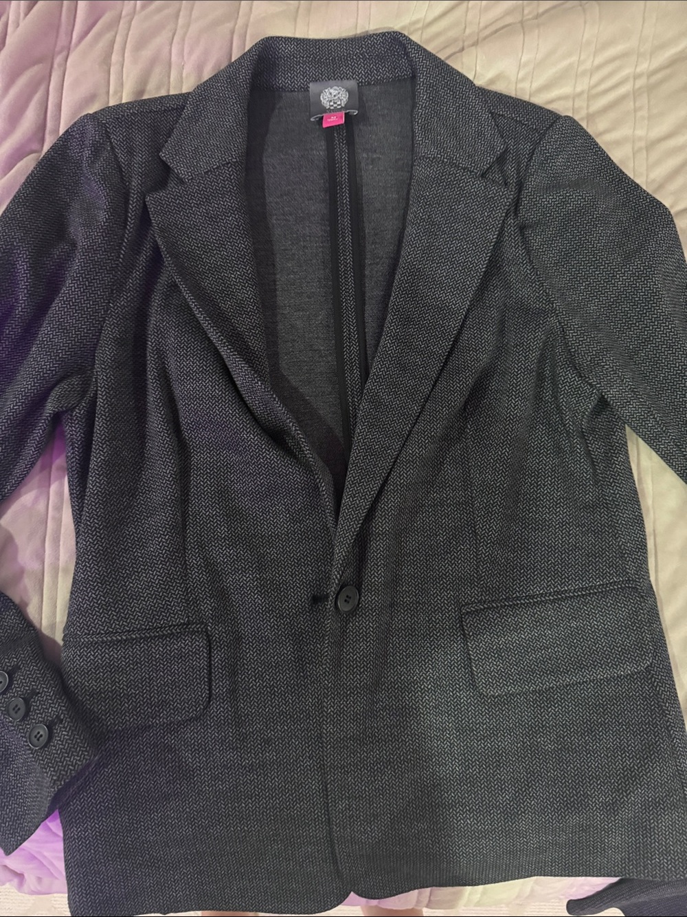 Women’s Vince Camuto Charcoal Textured Blazer - pants also for sale
